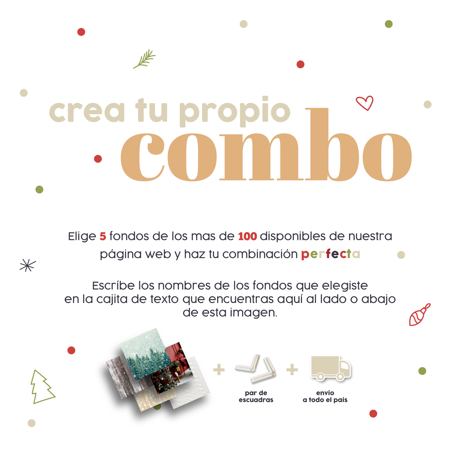 COMBO NAVIDEÑO PERSONALIZADO